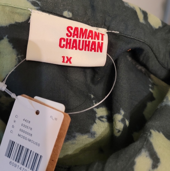 Anthropologie Green Tie-Dye Maxi Dress - Picture 6 of 9